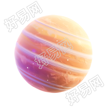 卡通星球插画素材