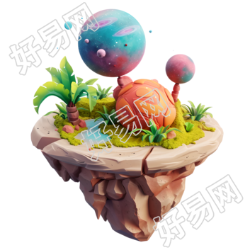 卡通星球商用素材