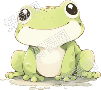 可爱青蛙商用插画