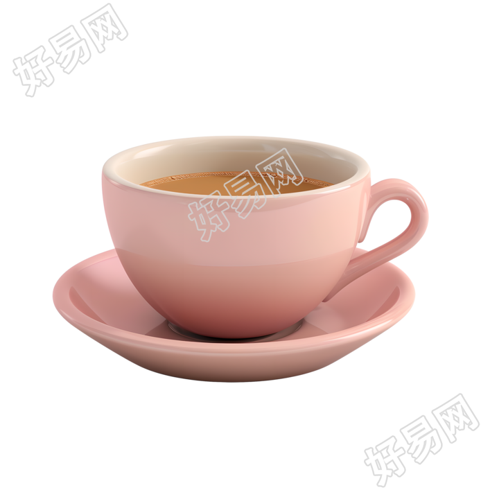 3D奶茶商业设计插图
