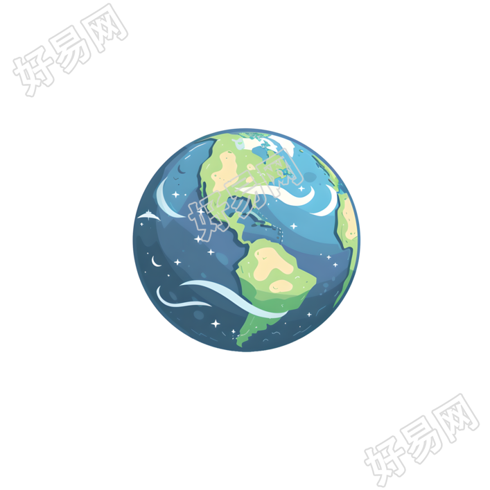 卡通地球创意设计素材