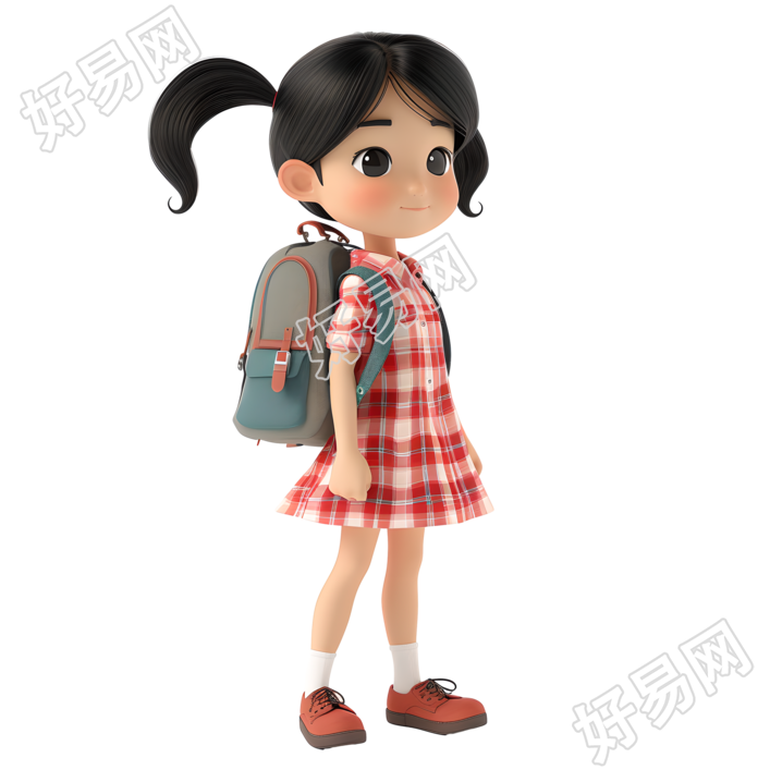 卡通学生图形素材