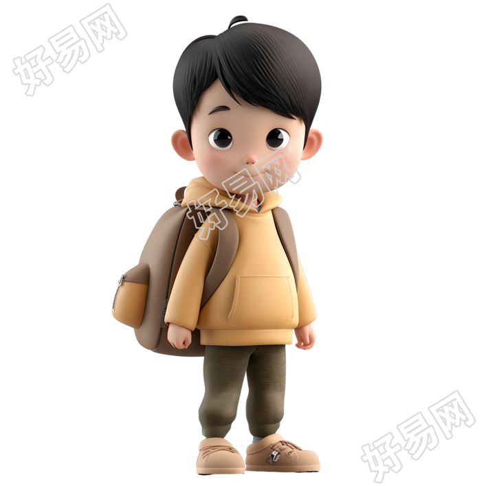 卡通学生可商用插图