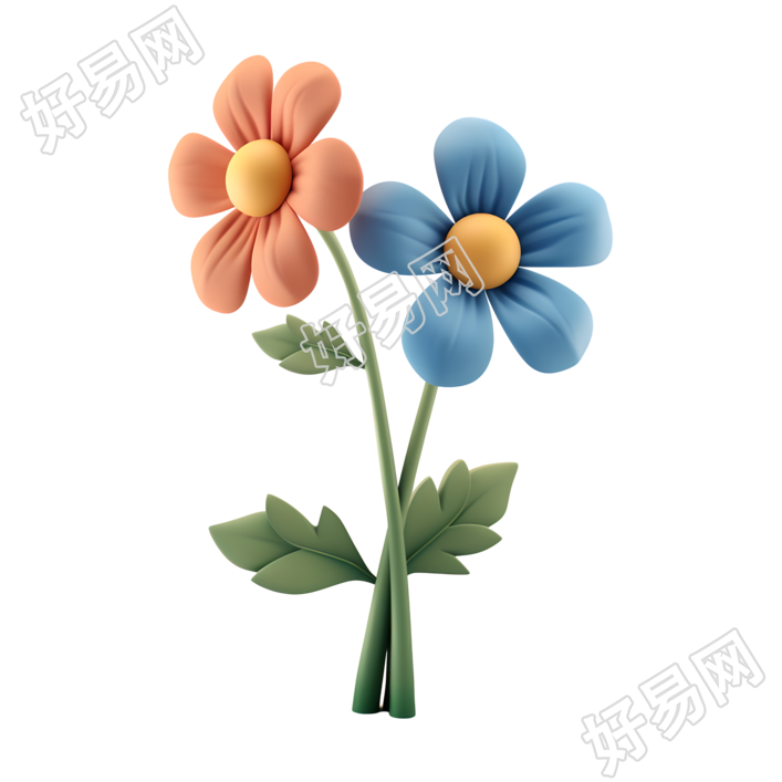 3D花卉创意设计元素