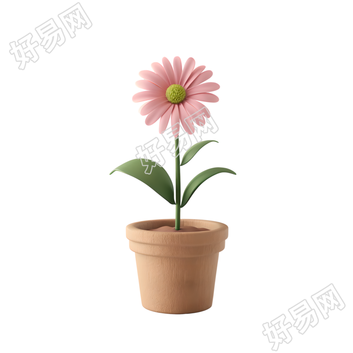 3D花卉商业插画设计
