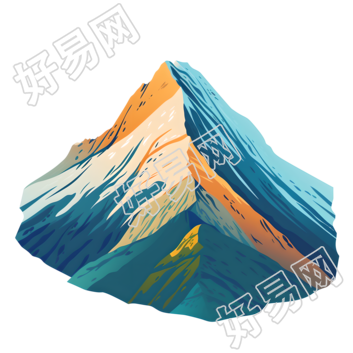 山峰透明背景素材