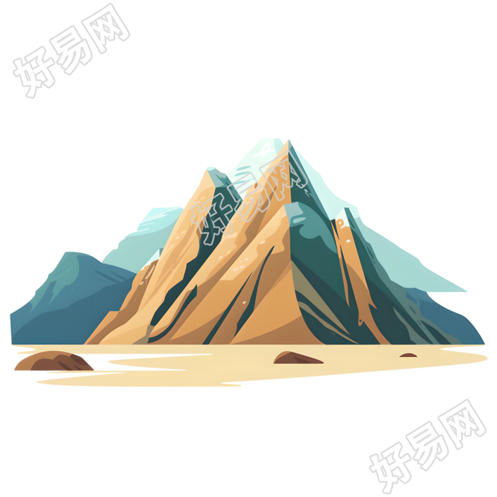 山峰自然景观插图