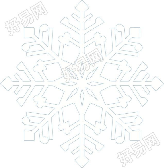 雪花矢量元素
