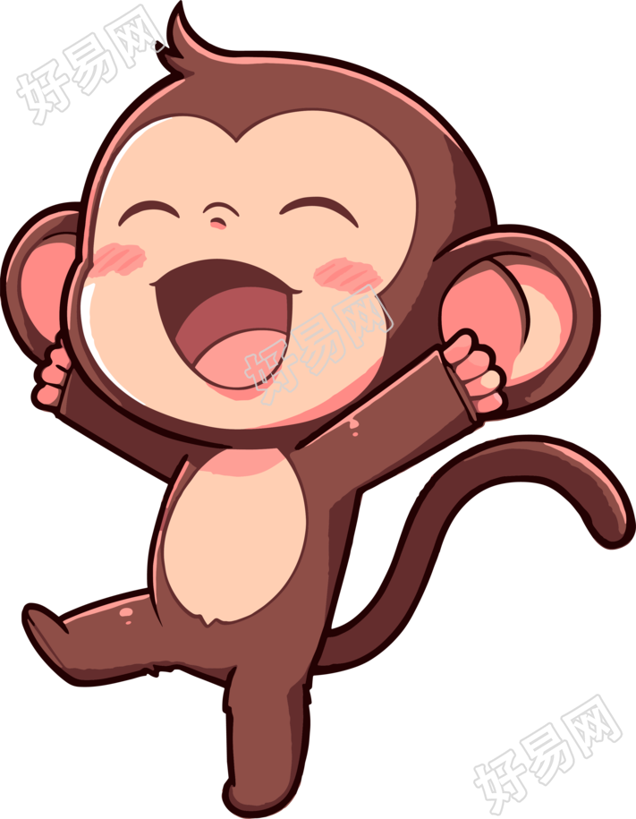 猴子卡通商用素材