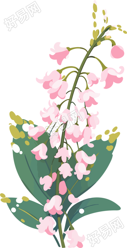 花朵创意插画设计
