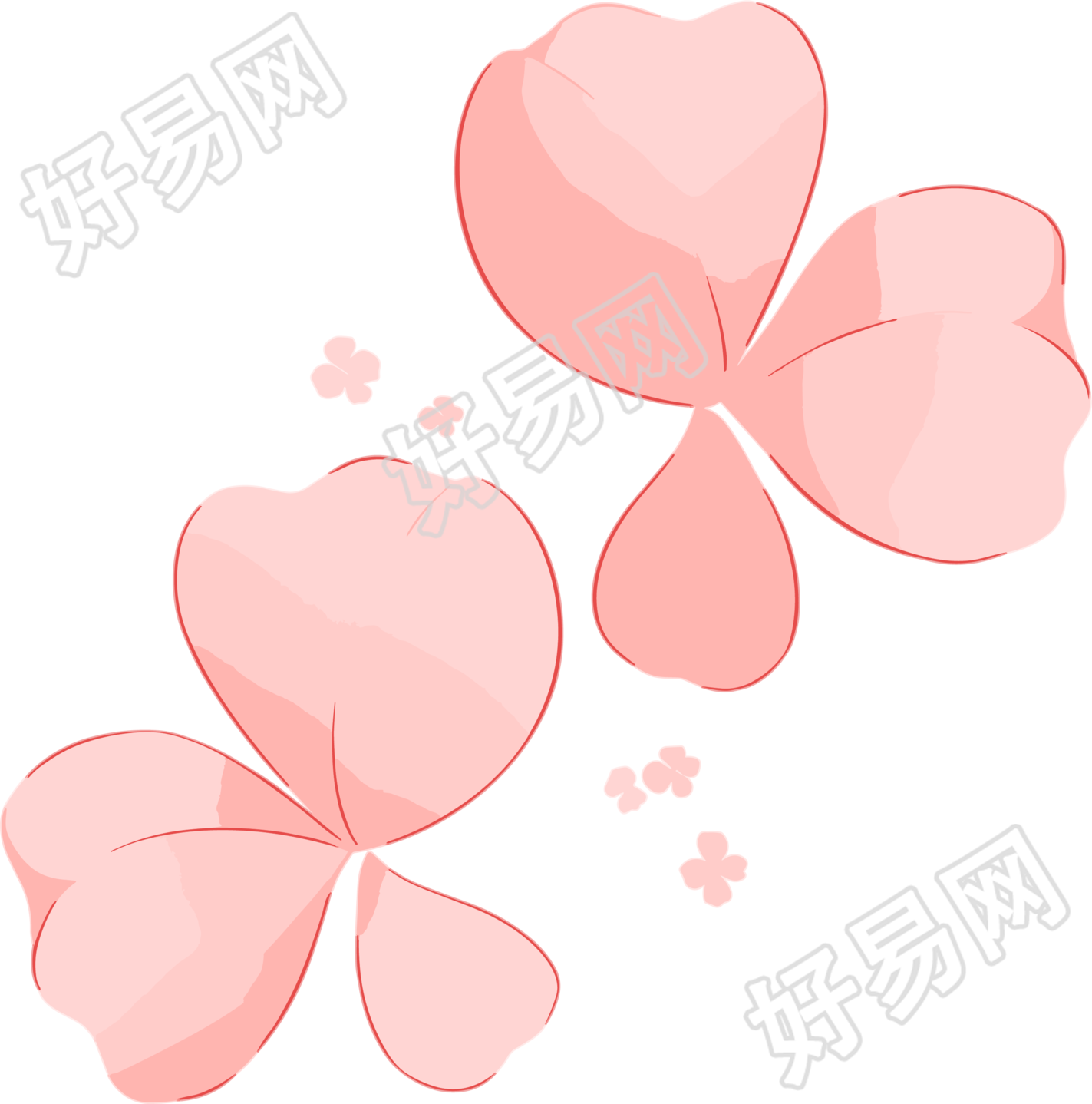 花瓣简约设计插图