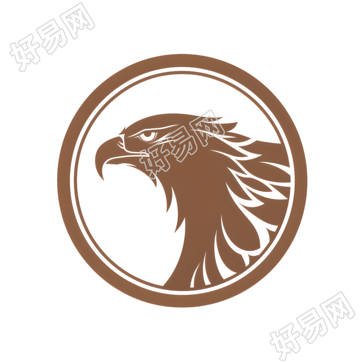老鹰logo简洁图形素材