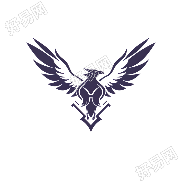 老鹰logo插画设计素材