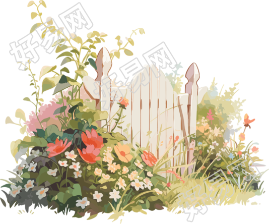 花园卡通素材