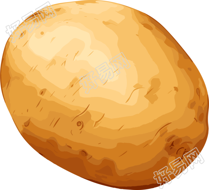 土豆卡通插画