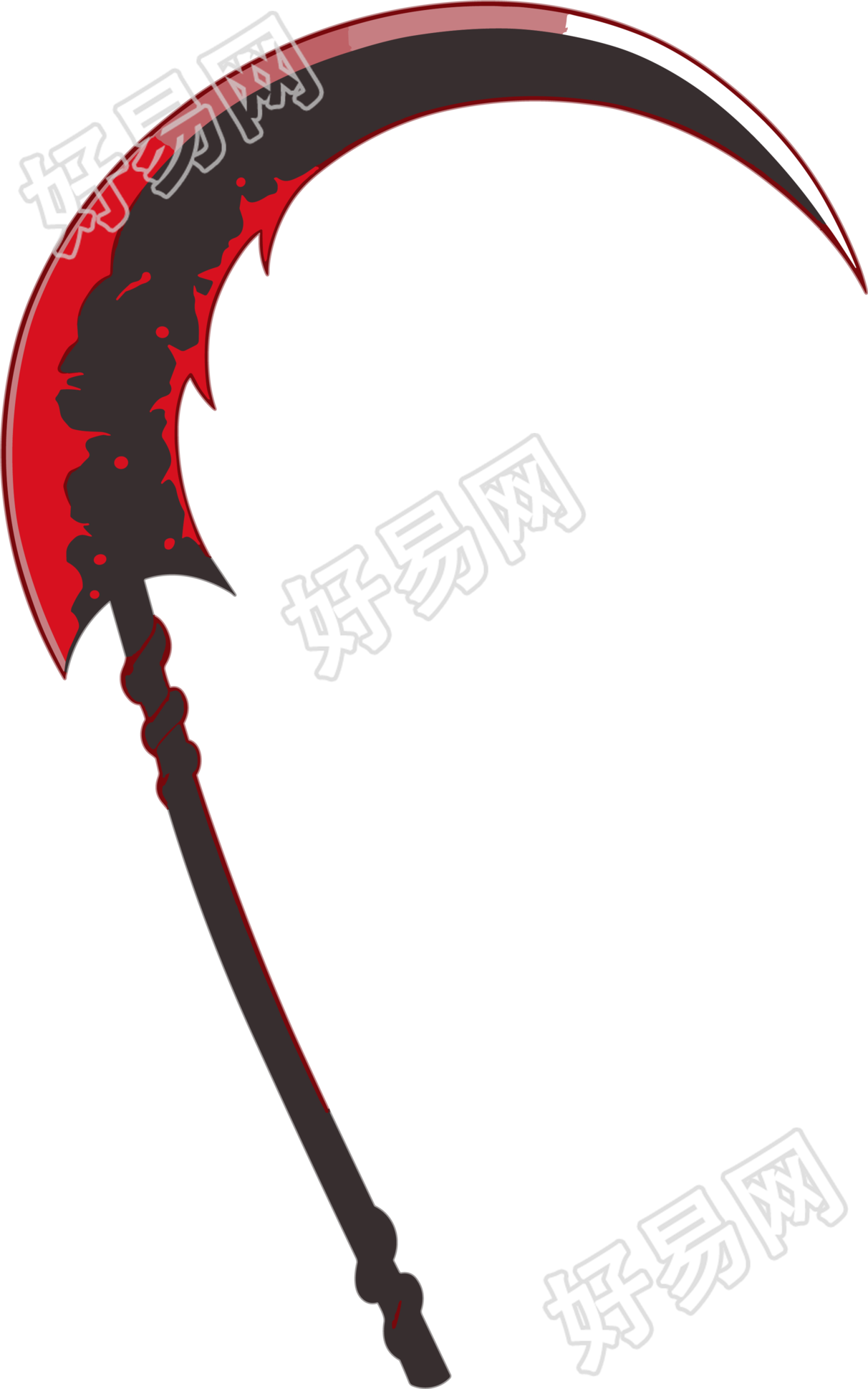 镰刀透明背景插图