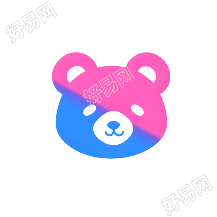 小熊logo简洁插图