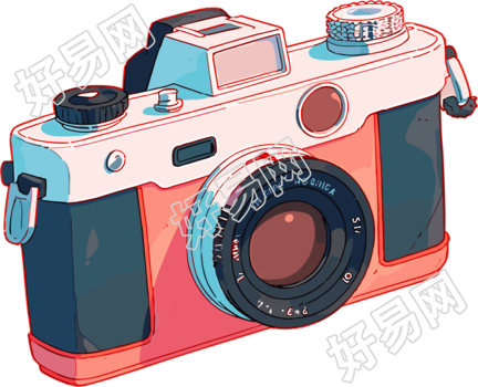 相机插图设计元素