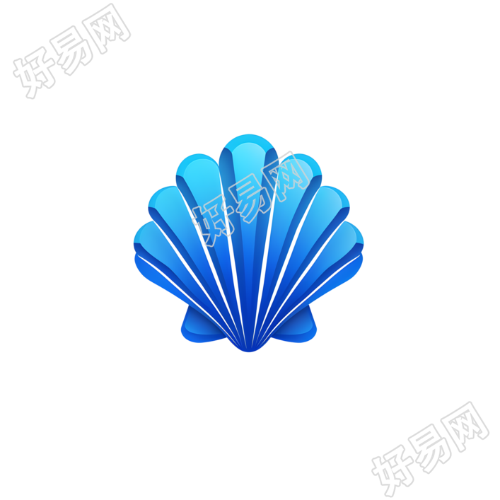 贝壳logo简洁大方素材