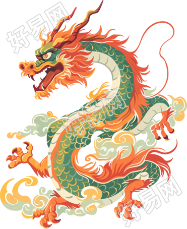 龙矢量素材