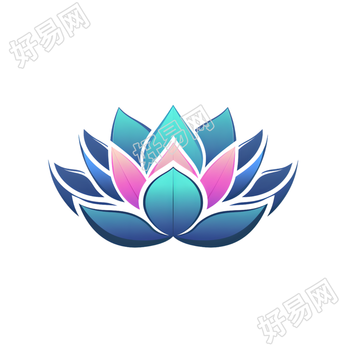 莲花logo创意设计元素