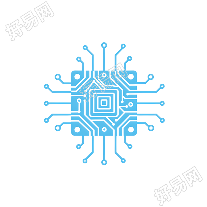 科技图标科技概念插画