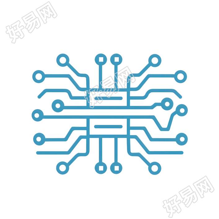 科技图标图形设计插画