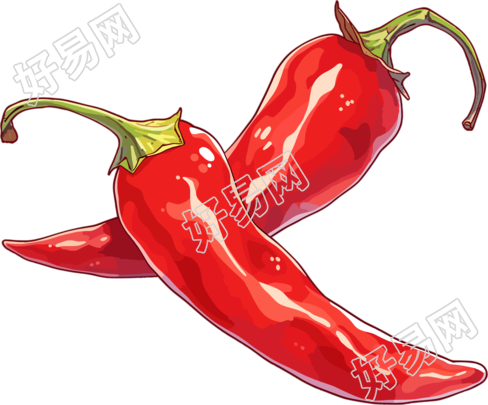红辣椒商用插图