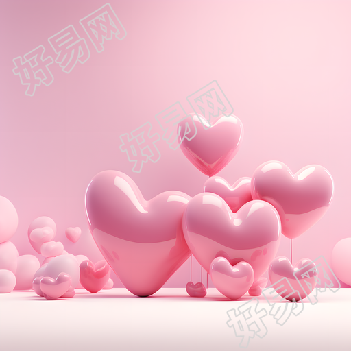 婚礼背景可商用插图