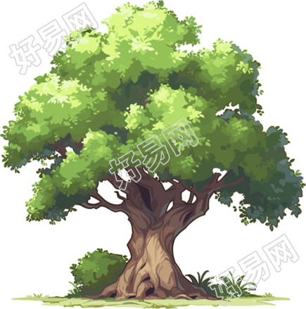 卡通树高清图形素材
