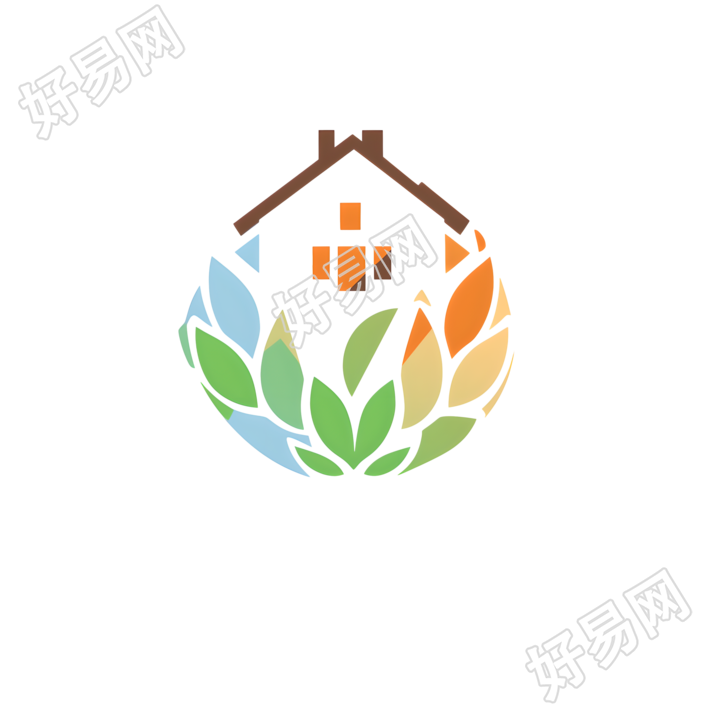 房子图标透明背景素材