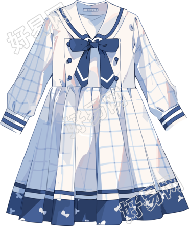 衣服卡通可爱插图