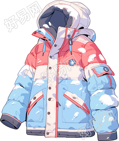 衣服卡通插画设计元素