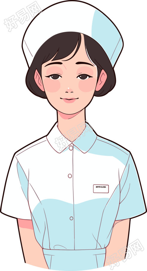 卡通护士创意设计元素