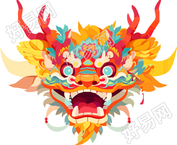 中国龙PNG插图素材