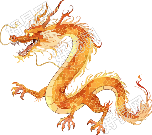 中国龙设计元素素材