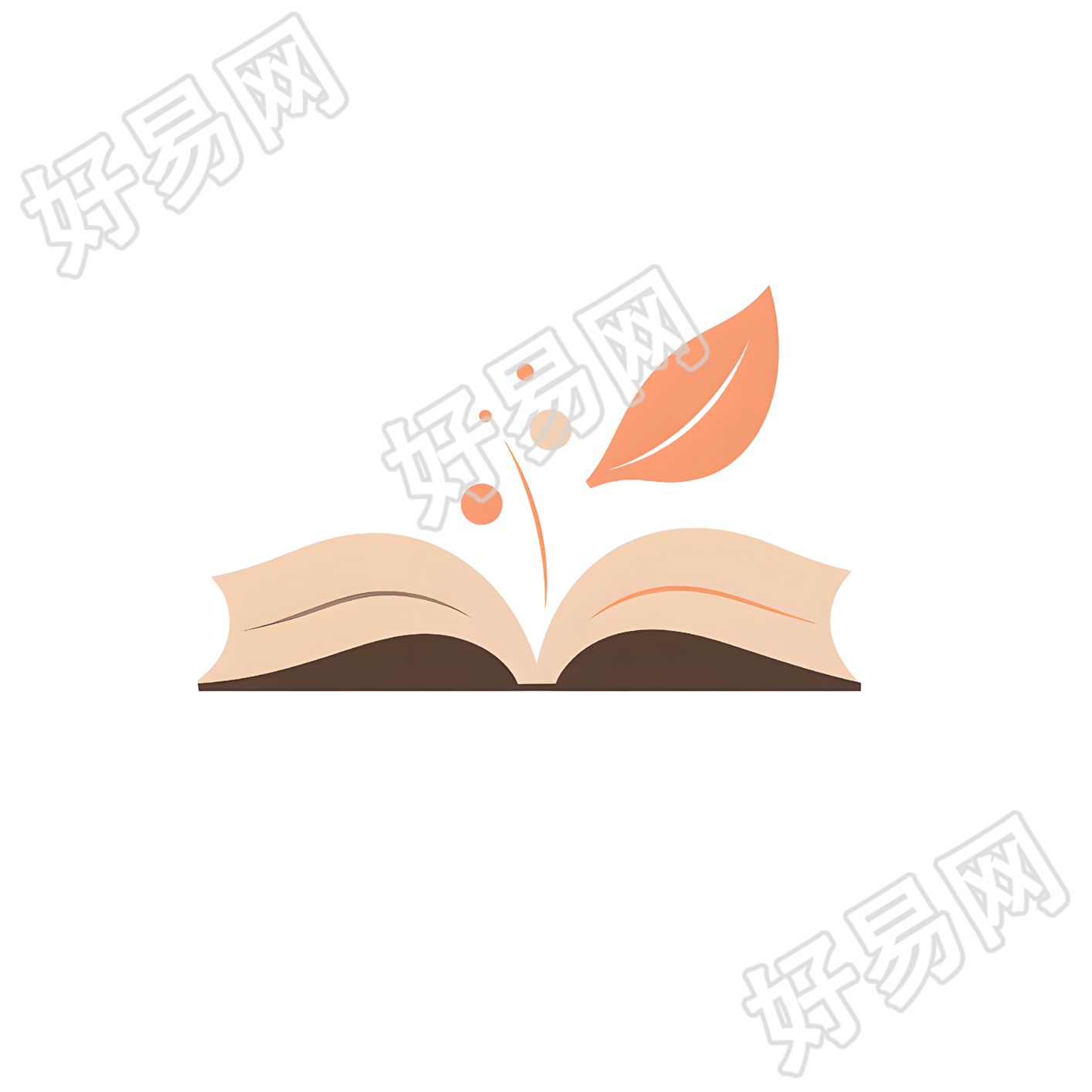 书本图标简洁设计素材