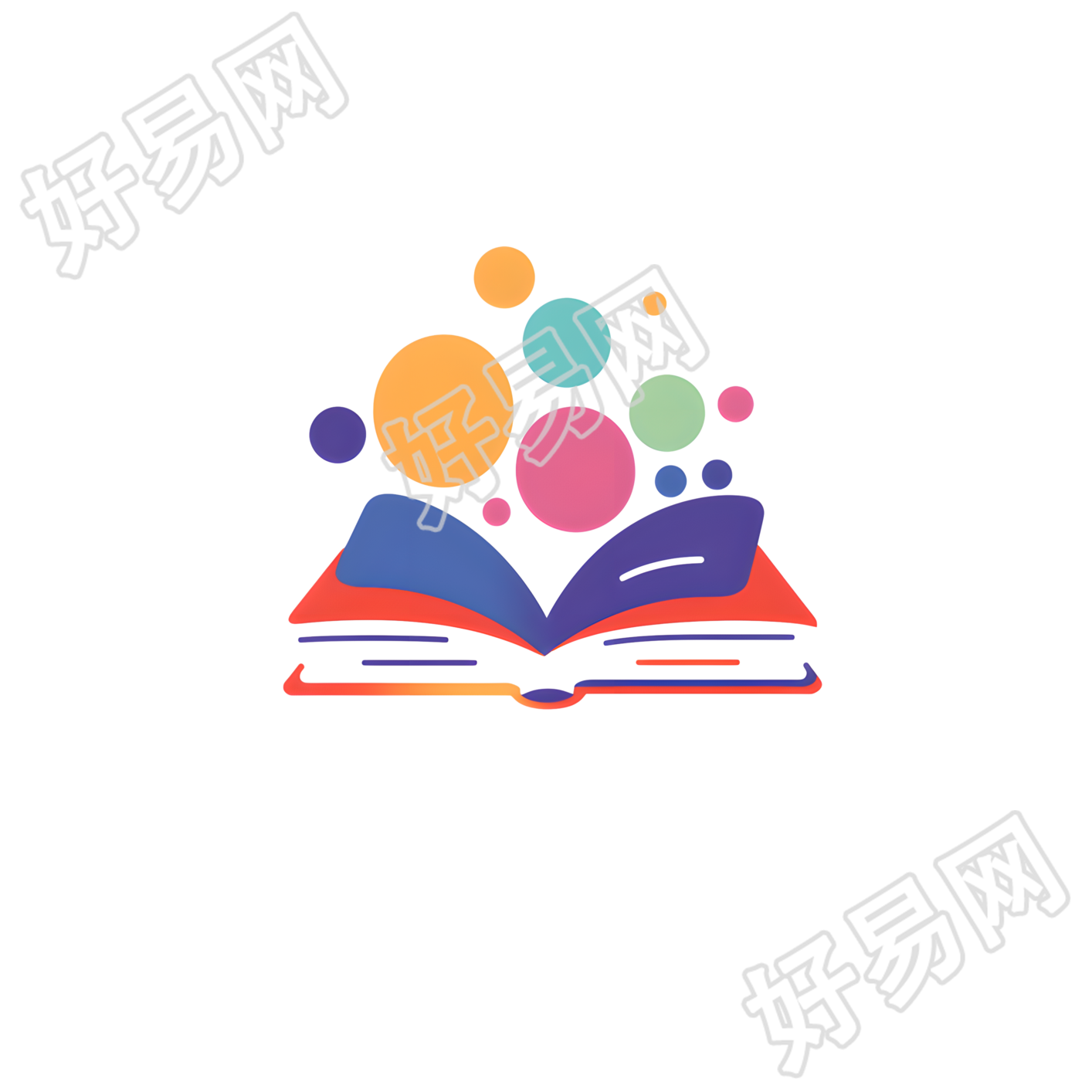 书本图标图形素材
