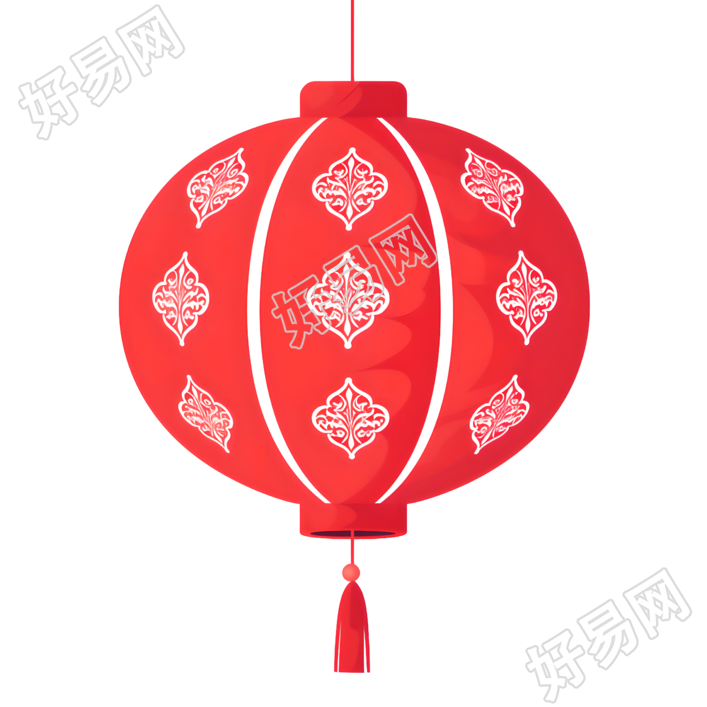 红灯笼传统节日插图