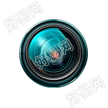 相机镜头矢量插画