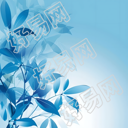 蓝色背景创意设计元素