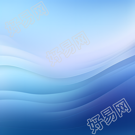 蓝色背景高清PNG插画