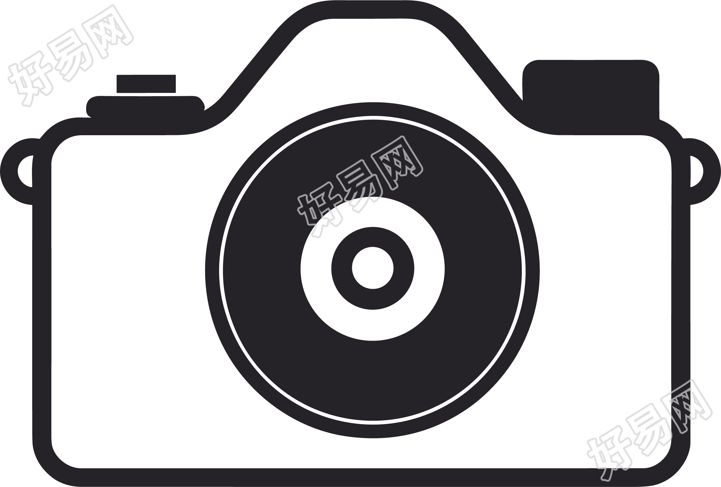 相机logo矢量图标素材