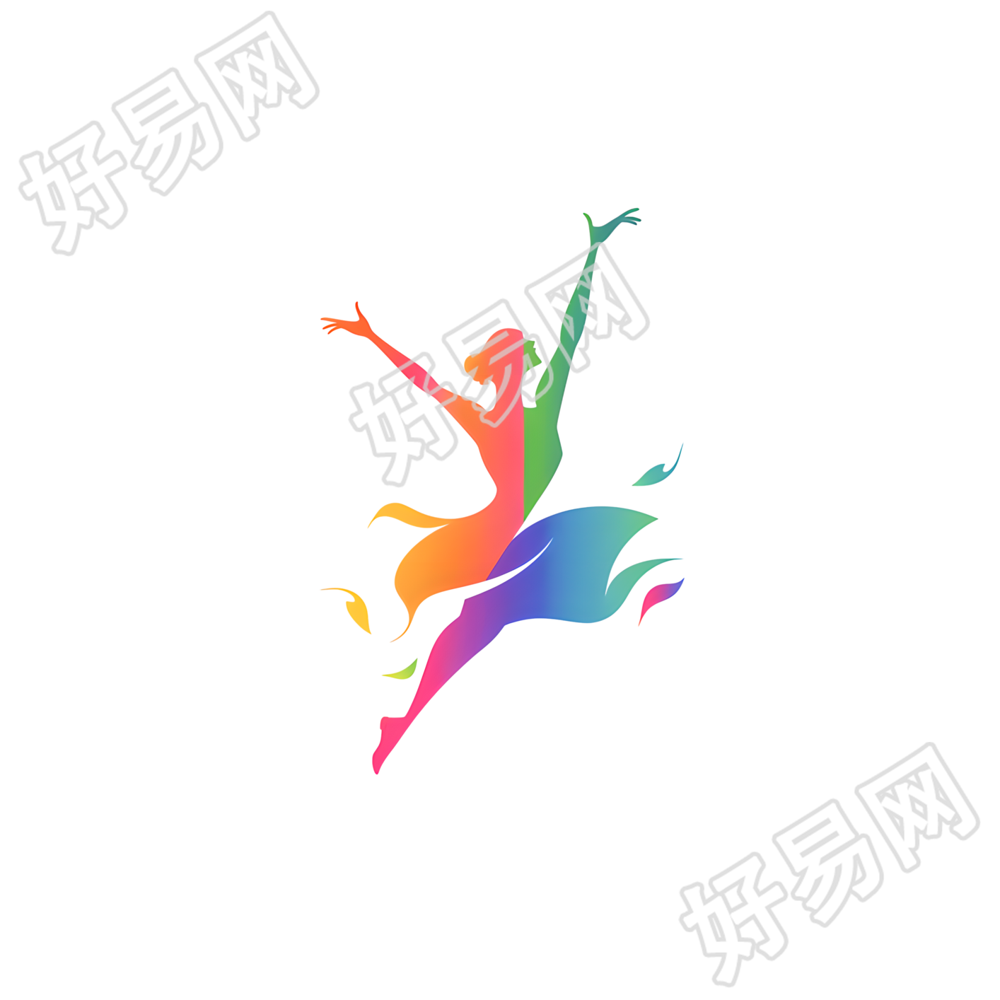 舞蹈logo可商用素材