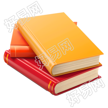 书卡通向量插图