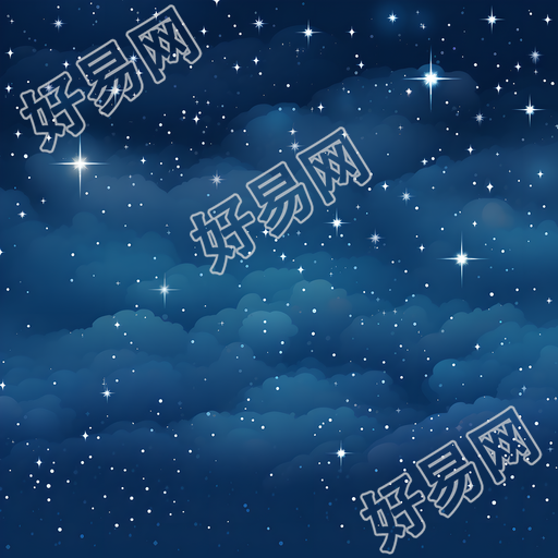 黑夜星空背景图形素材