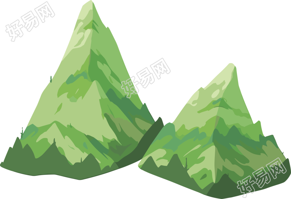 山卡通创意设计元素