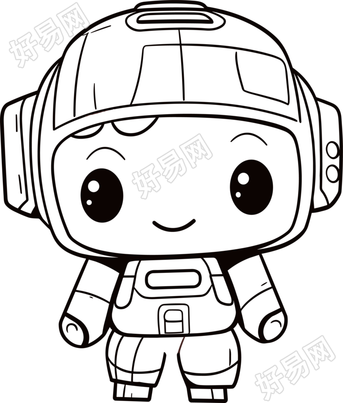 鲁班七号简笔画