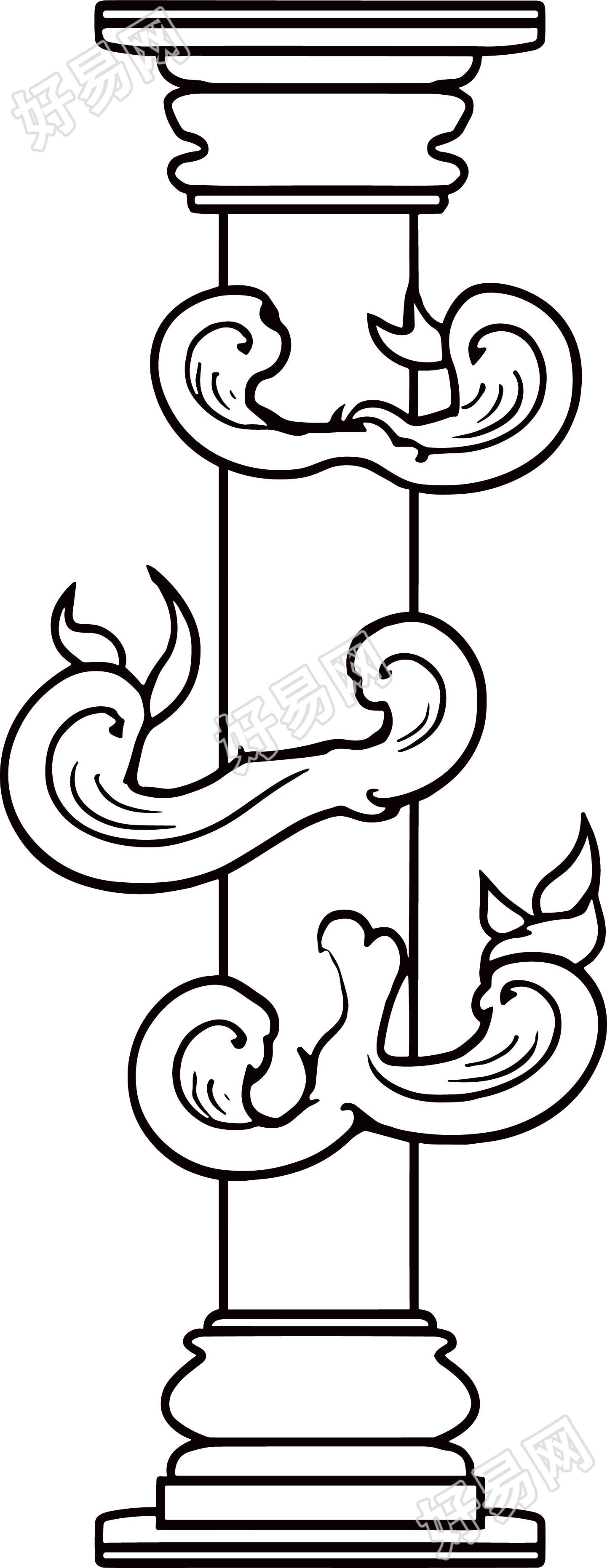 华表简笔画