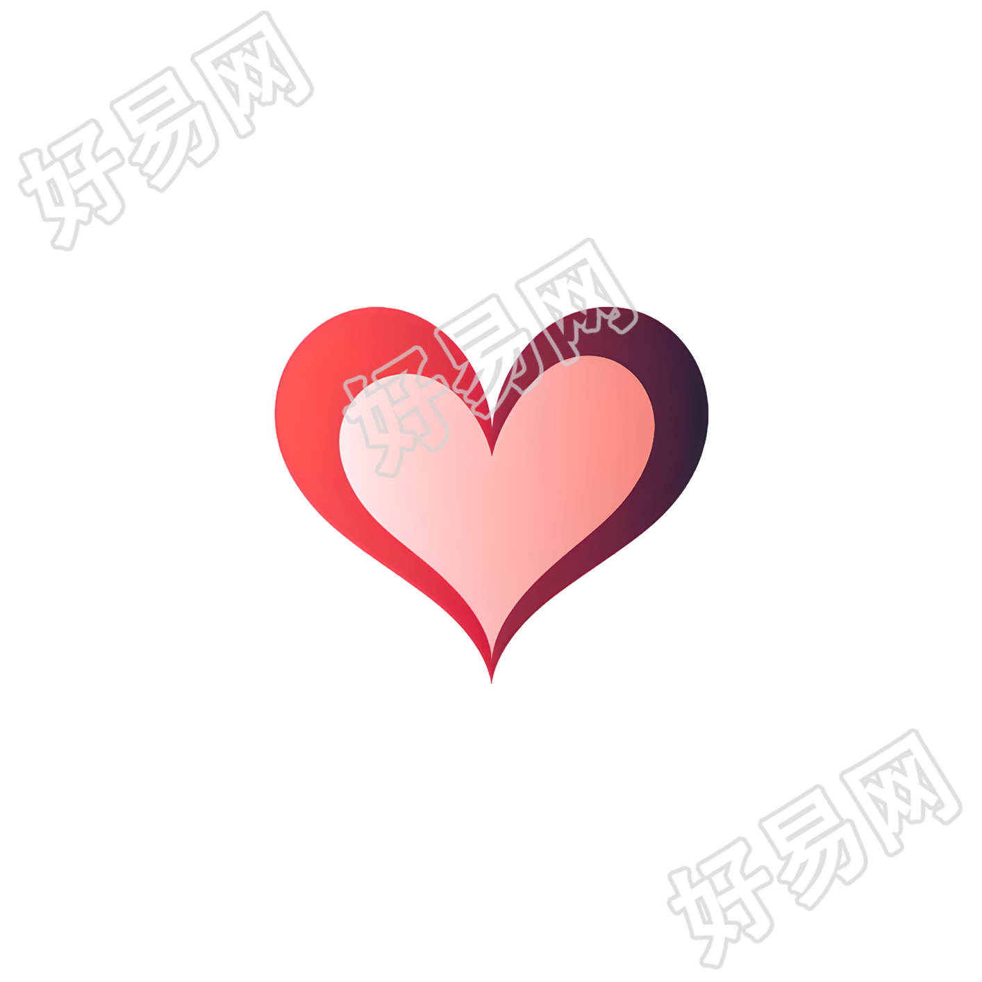 心形logo图形素材